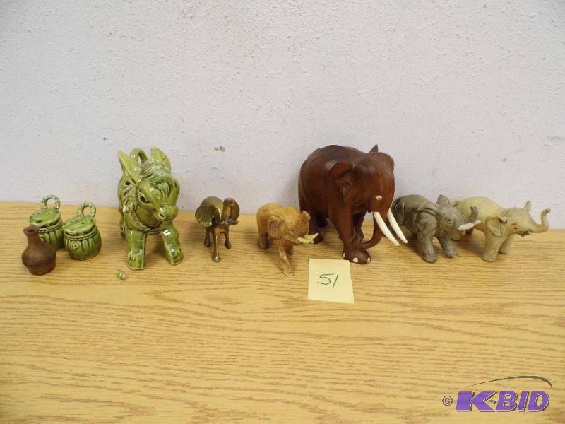 Elephants and Donkey