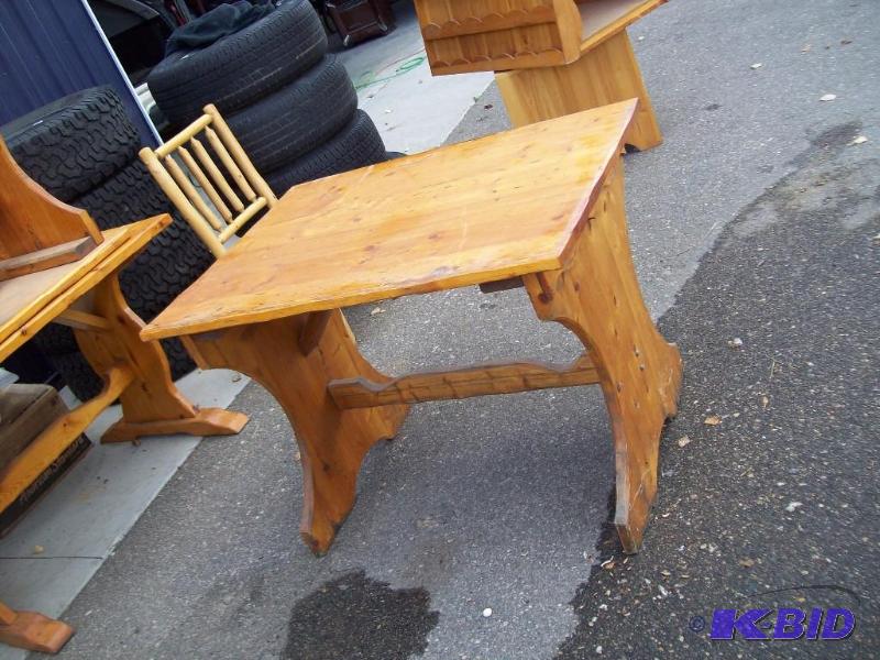 Wooden table -30  wide x 40 long -solid con...