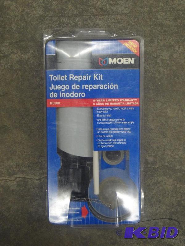 lot 105 image: Moen Toilet Repair Kit, New...
