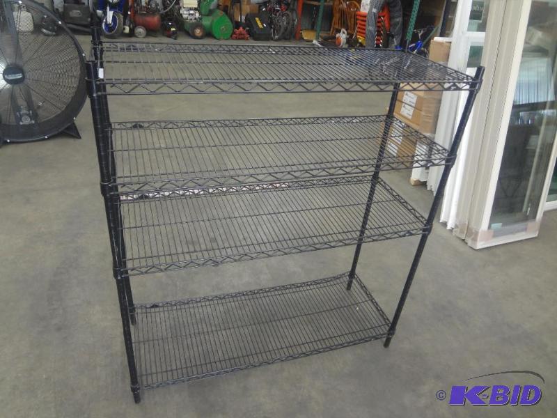 lot 117 image: 4-Level 18&quotx48&quotx48" Steel Rack...