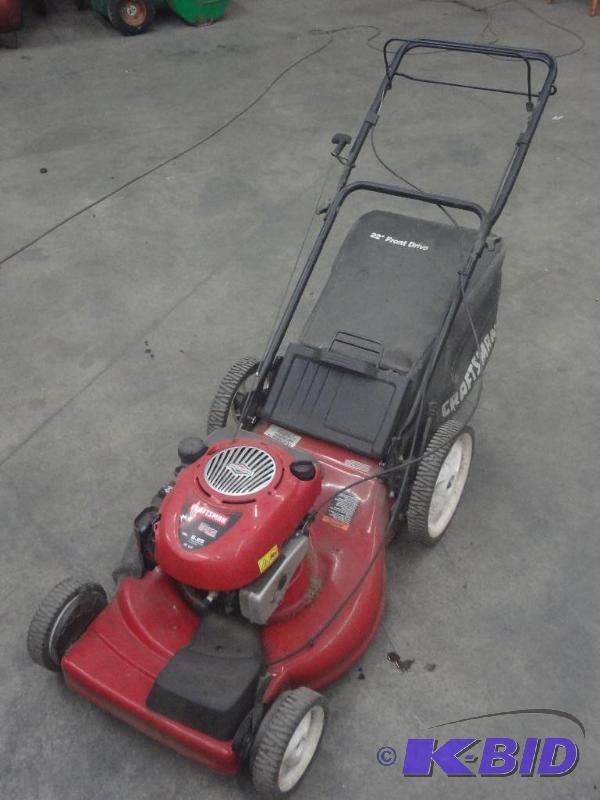 lot 24 image: Craftsman 22" Self-Propelled Mower With ...
