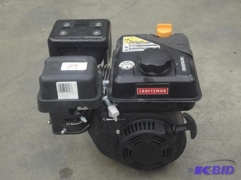 lot 29 image: Craftsman 5HP Snow Blower Engine, Runs...