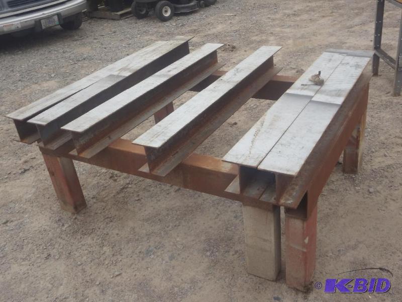 lot 3 image: Heavy Duty 5x6 Steel Equipment Rack...