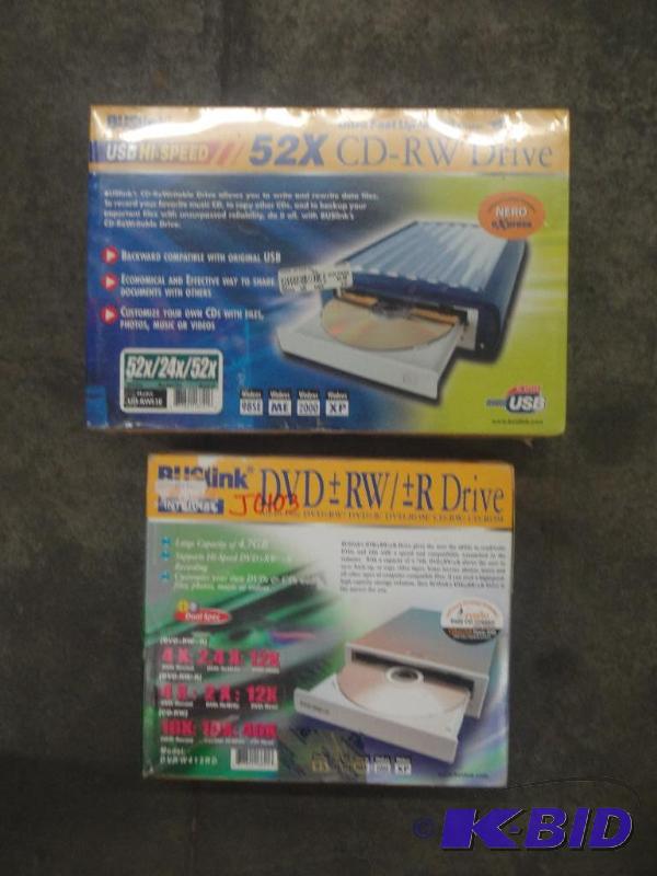 lot 31 image: (1) New & (1) Used CR-RW Drives...