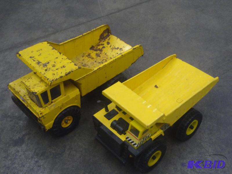 lot 40 image: (2) Toy Dump Trucks...