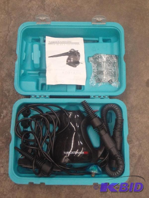 lot 78 image: Turbo Steamer 220 Set With Case & Manual...