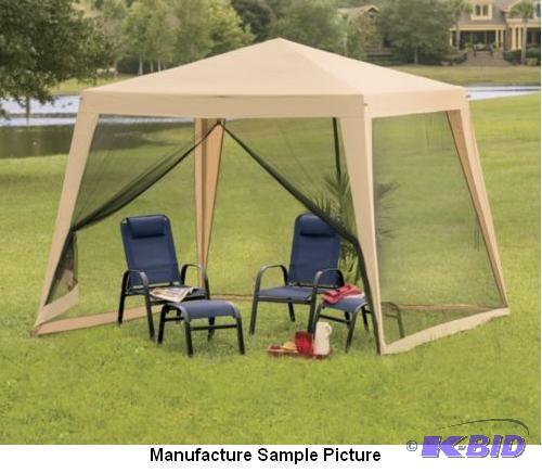 lot 103 image: Square Garden Gazebo -&nbspAll the cool bree...
