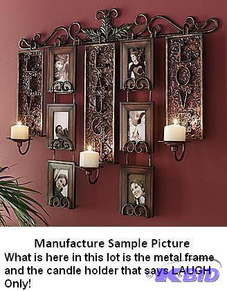 lot 122 image: Laugh Metal Wall Hanging - Just the Metal Fra...