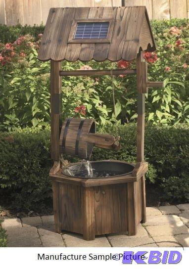lot 136 image: Solar Wishing Well Fountain -&nbspA charming...