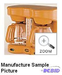 lot 166 image: Ginnys Double Coffee Maker -&nbspEach 60-oz....