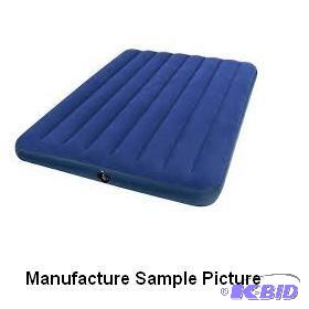 lot 168 image: Intex Queen Dark Blue Air Mattress -&nbspGre...