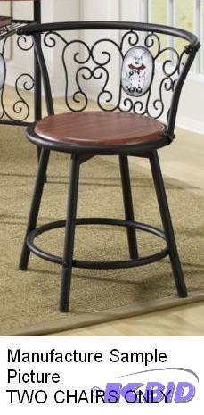 lot 172 image: Lot of 2 Chef Bistro Chairs - Two&nbspbistro...