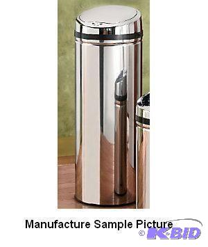 lot 175 image: Chrome Automatic Lift Trash Bin - Keep your h...