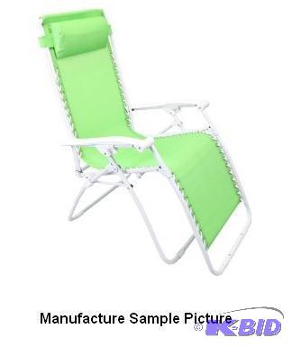 lot 177 image: Grass Green Zero Gravity Lounge Chair - ...