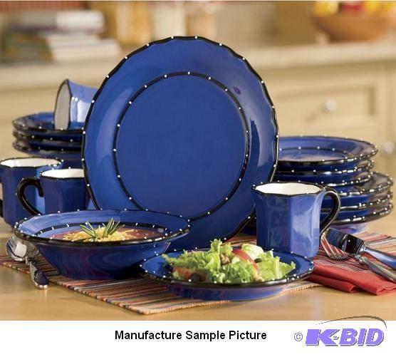 lot 178 image: Ruffle 16 Piece Dinnerware Set - Four Dinner ...