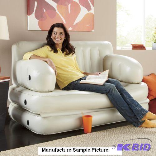 lot 181 image: Intex&nbspFive in One Air Bed - Comes with p...