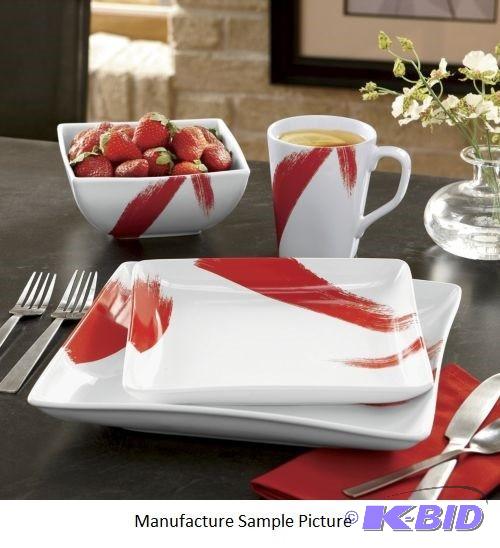 lot 45 image: Brushstroke Dinnerware Set -&nbspLike brushs...