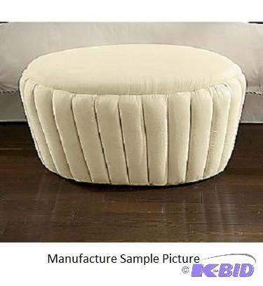 lot 53 image: Oval Shoe Ottoman -&nbspKick off your shoes,...