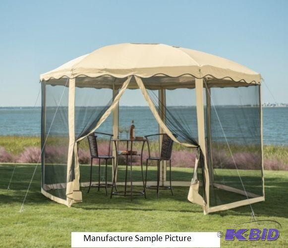 lot 56 image: Round Garden Gazebo -&nbspElegant, easy to s...