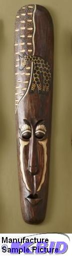 lot 89 image: Hand Carved Safari Mask - One-of-a-kind masks...