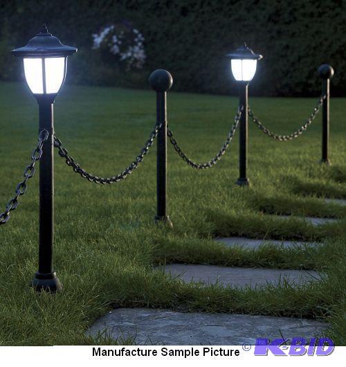 lot 94 image: Solar Lanterns -&nbspElegant for pathways - ...