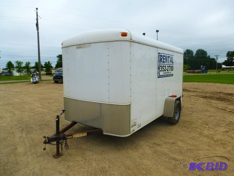 lot 3 image: 2007 Utility Trailer" 6 x 12 Enclosed ...