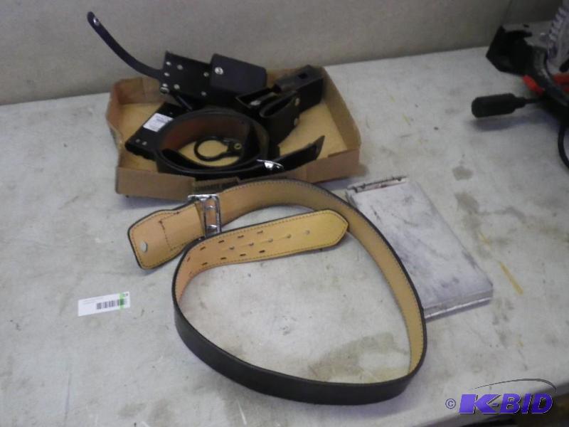 Law enforcement style belts and radio holders...