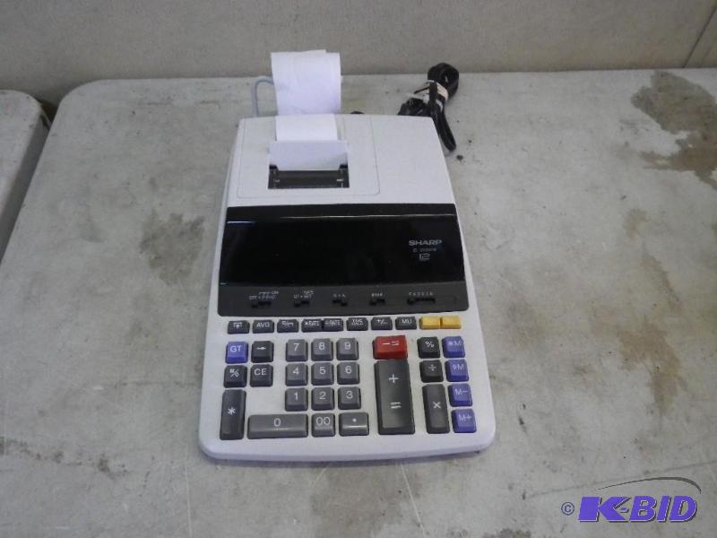 Sharp calculator...