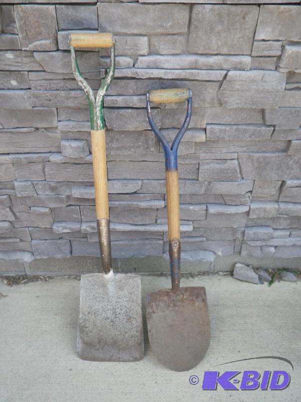 2 shovels...