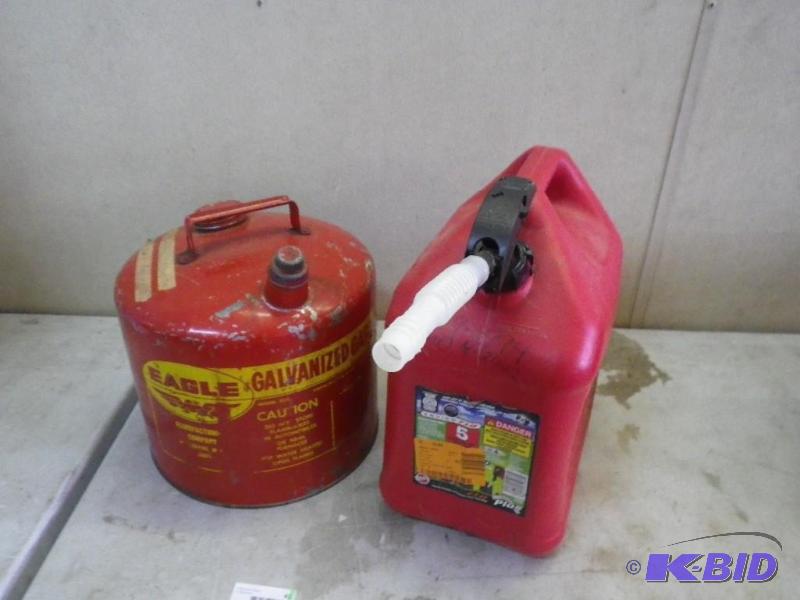 2 gas cans...