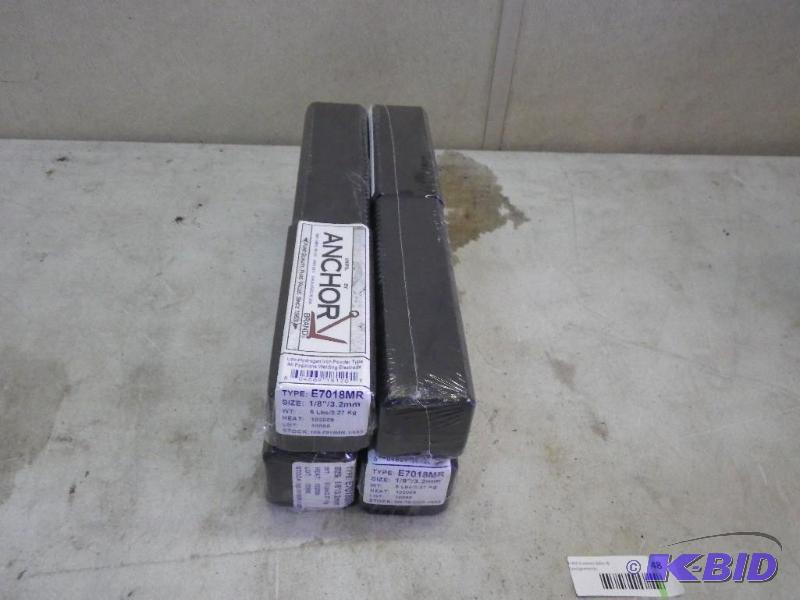 4 new boxes of welding rods...