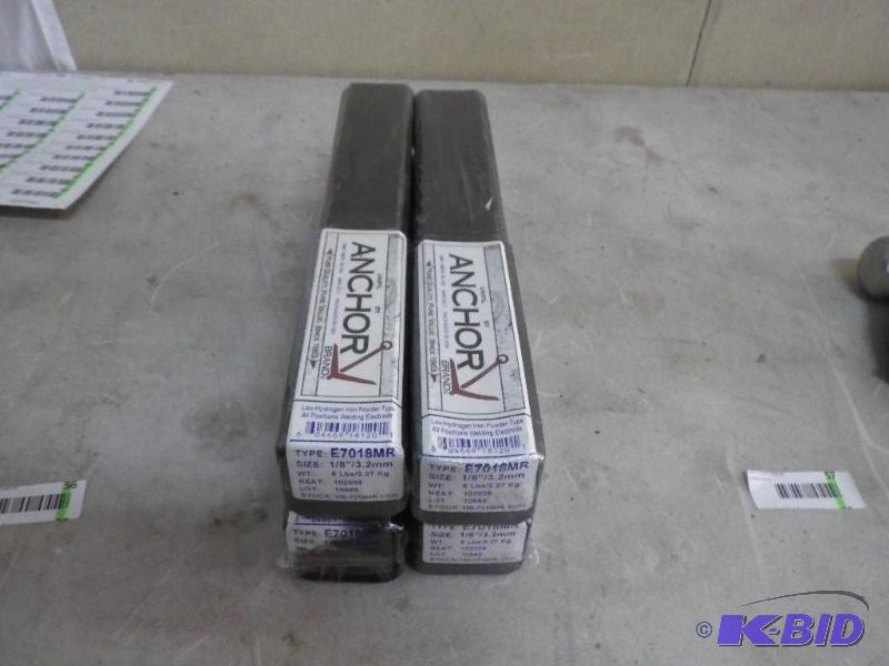 4 new boxes of welding rods...