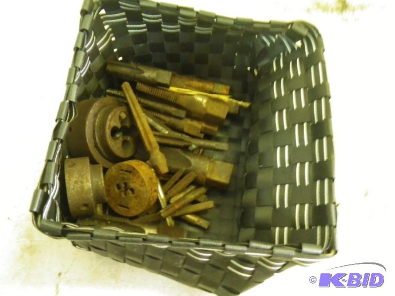Box of taps and dies...