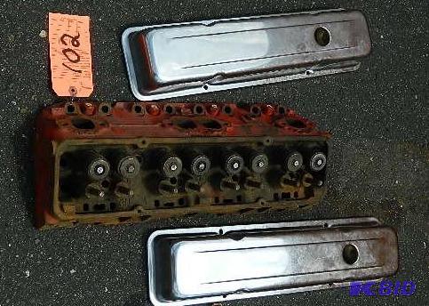 lot 102 image: Valve covers for Chevy small block. With one ...