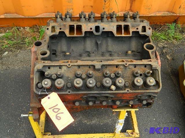 lot 106 image: GM Engine. Cast # 3858174. dated E 20 6. Plea...