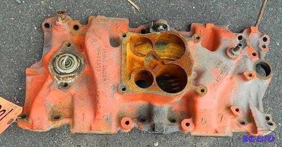 lot 108 image: Intake Manifold for GM small block. Please se...