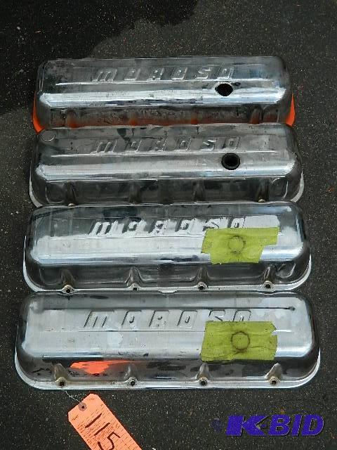 lot 115 image: Moroso Valve Covers for Big Block Chevy Lot o...