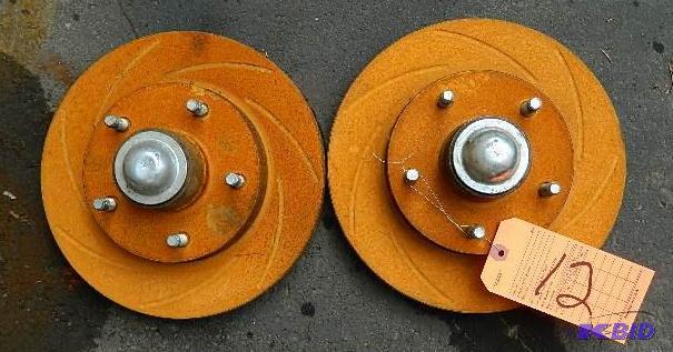 lot 12 image: 1969 Camaro Used Rotors, Pair. Please see pic...
