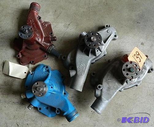 lot 139 image: 4 Total Water Pumps For Olds, Big Block Chevy...