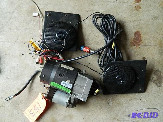 lot 155 image: Chevy Motors Starter  Pair of Jensen Speaker...