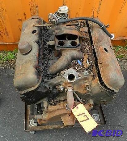 lot 17 image: 1967 Chevrolet 396 c.i. Engine. (Engine stand...