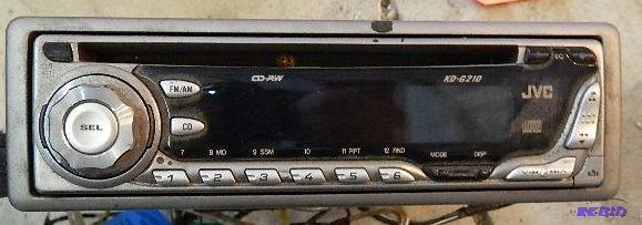 lot 175 image: JVC KD6210 AMFM w CD radio. Please see pict...