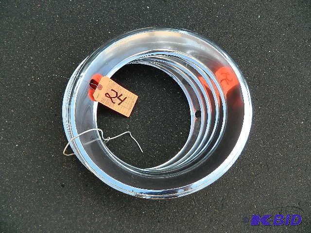 lot 24 image: 14" Beauty rings. Set of 4. Please see p...
