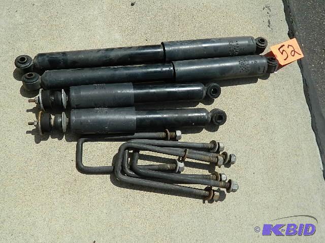 lot 52 image: 2012 Chevy Truck shock absorbers (4). Please ...