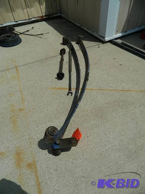 lot 55 image: 1970 Challenger leaf springs and steering pie...