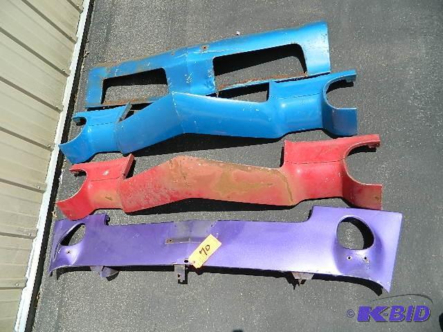 lot 70 image: (4) Front valances for 1970s Camaro (2), 19...