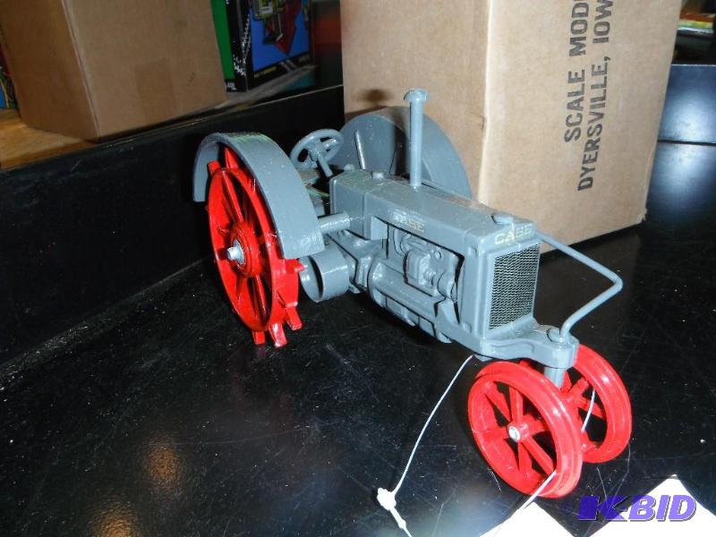 lot 129 image: Case Grey and Red Toy Tractor...