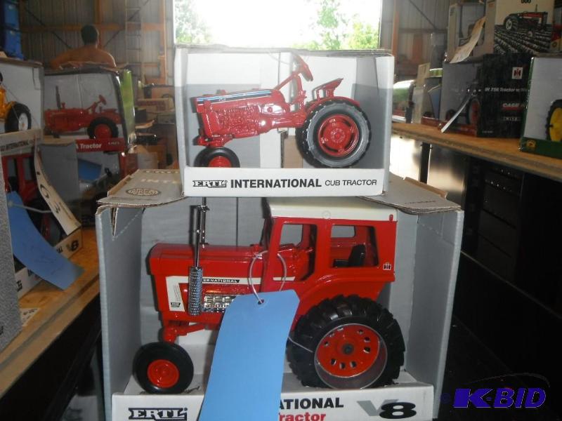 lot 158 image: International Cub Tractor and International 1...