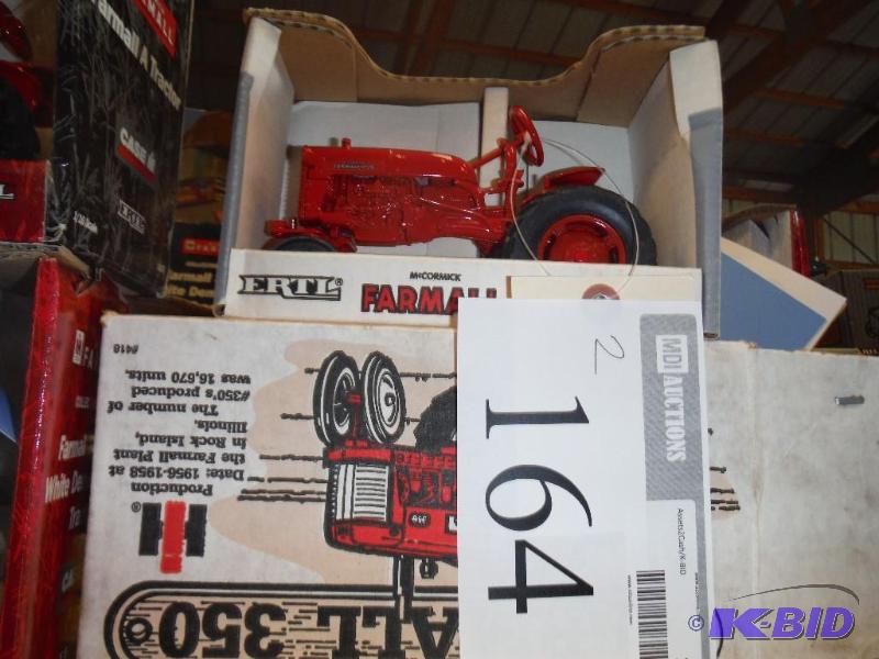 lot 164 image: Farmall 350 Tractor and Farmall Cub Tractor...