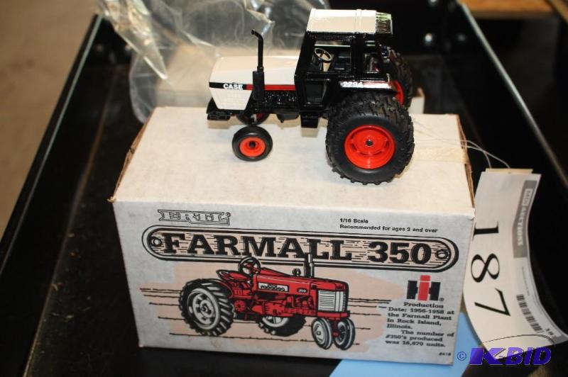 lot 187 image: Case 2294 Tractor and Farmall 350 Tractor...